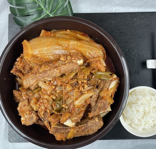 a01) 산더미묵은지 등갈비찜 2kg